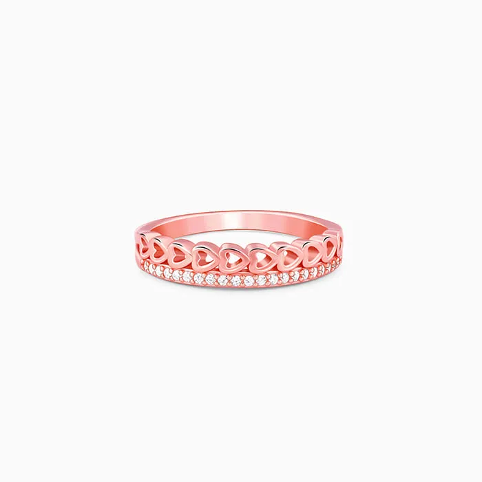 Rose Gold Spark Romance Ring Giva