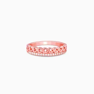 Rose Gold Spark Romance Ring Giva