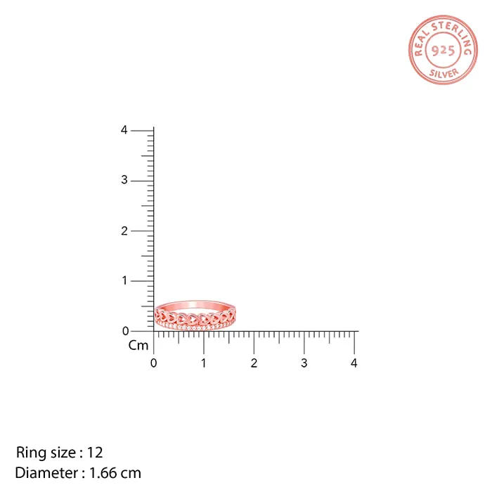 Rose Gold Spark Romance Ring Giva
