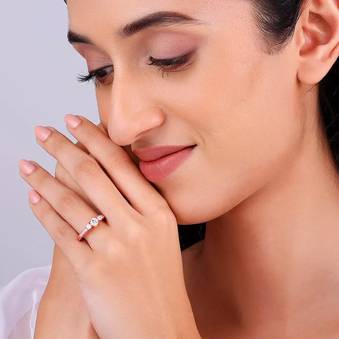 Rose Gold Splendid Shine Ring Giva