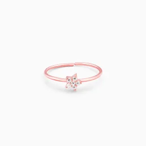 Rose Gold Star Constellation Ring Giva