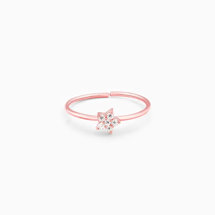 Rose Gold Star Constellation Ring Giva