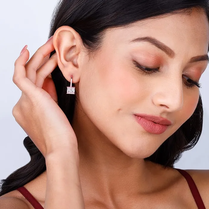 Rose Gold Sugar Crystal Earring Giva