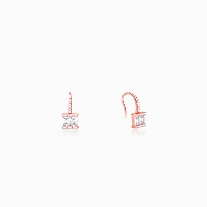 Rose Gold Sugar Crystal Earring Giva