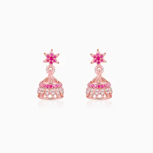 Rose Gold Sumitra Jhumki Giva