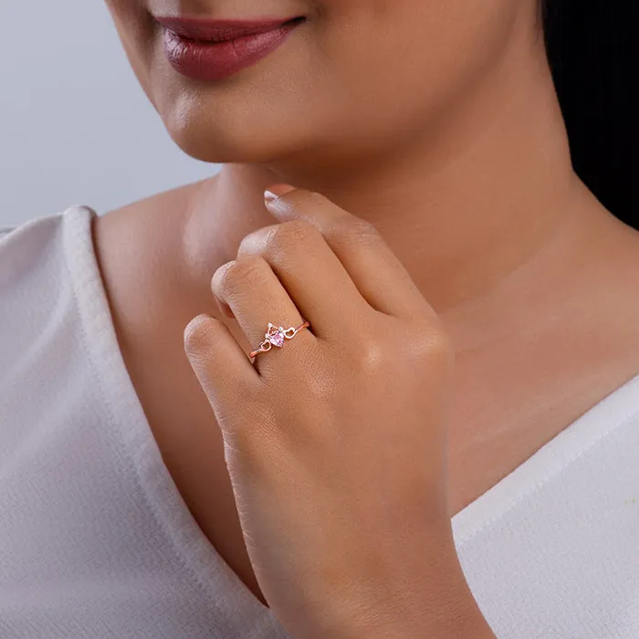 Rose Gold Sweetheart Ring Giva