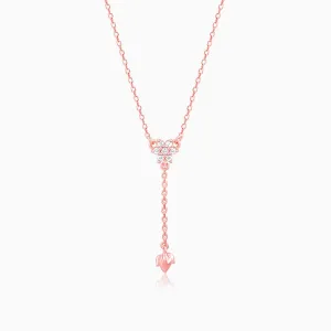 Rose Gold Swish of Shine Necklace Giva