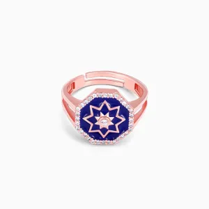 Rose Gold Taj Mosaic Ring Giva