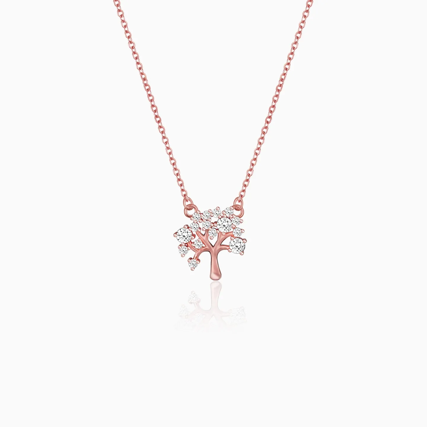 Rose Gold Tree of Life Necklace Giva