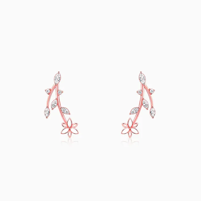 Rose Gold Trillium Treasures Earrings Giva