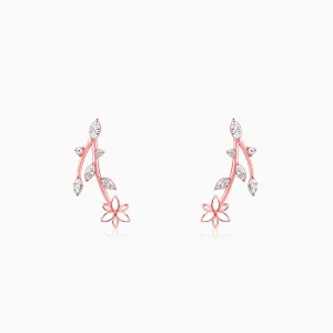 Rose Gold Trillium Treasures Earrings Giva