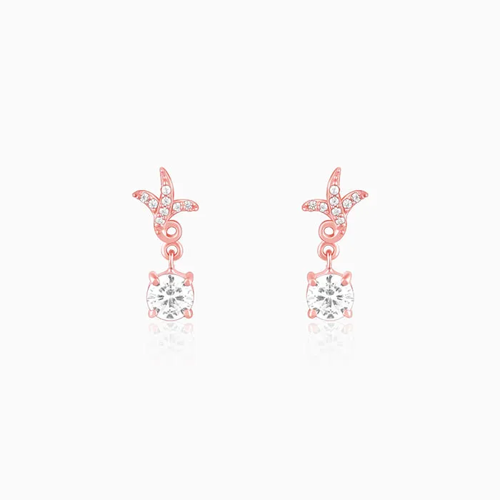Rose Gold Twigs of Twinkle Earrings Giva
