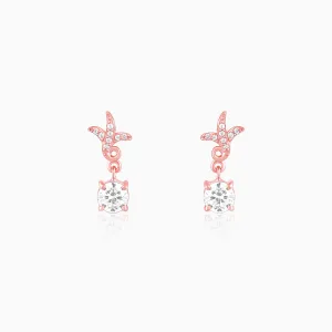 Rose Gold Twigs of Twinkle Earrings Giva