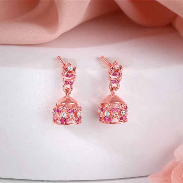 Rose Gold Urvashi Jhumki Giva