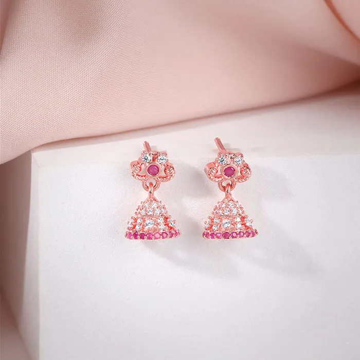 Rose Gold Vaishali Jhumki Giva
