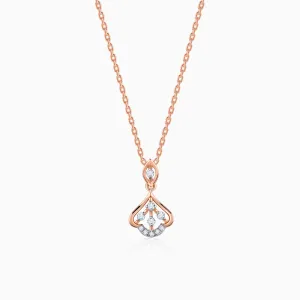 Rose Gold Visionary Shine Diamond Pendant Giva