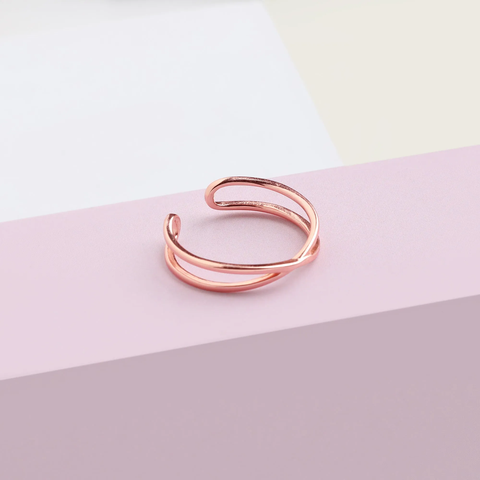 Rose Gold Weave Ring Giva