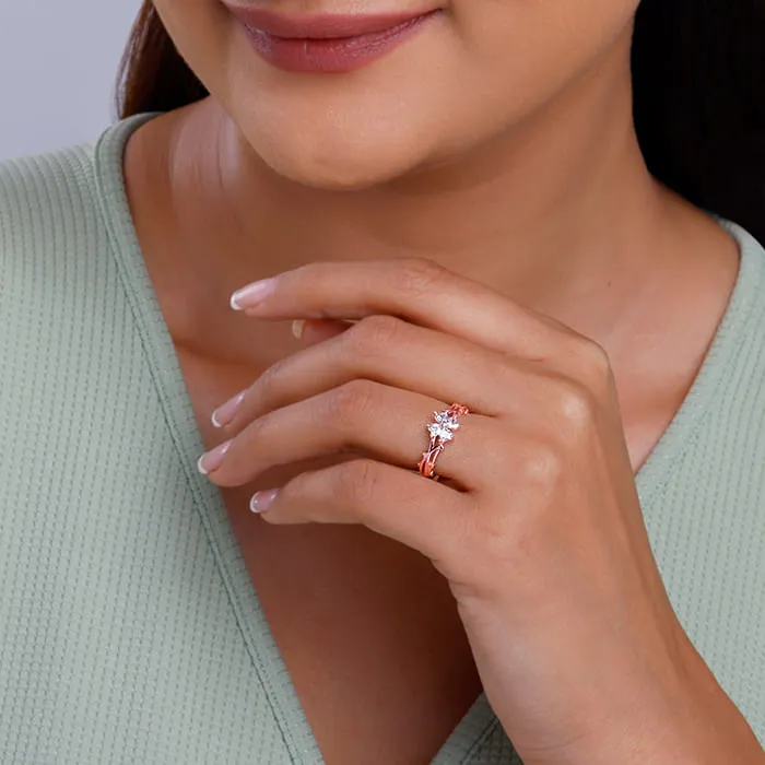 Rose Gold When We Met Ring Giva