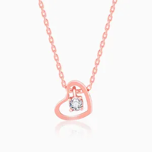 Rose Gold Whole Heart Necklace Giva