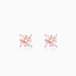 Rose Gold Windmill Stud Earrings Giva