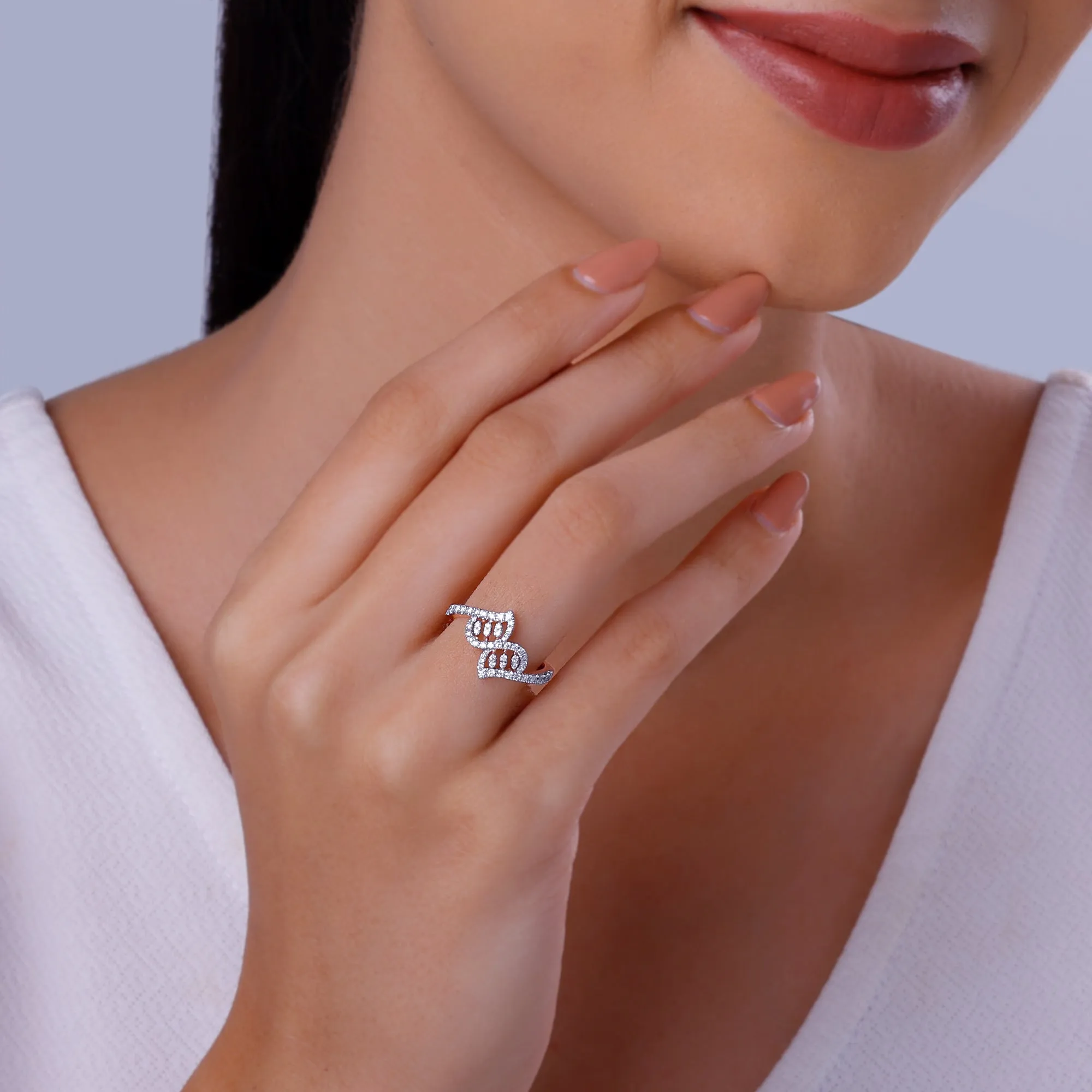 Rose Gold Zephyr Diamond Ring Giva