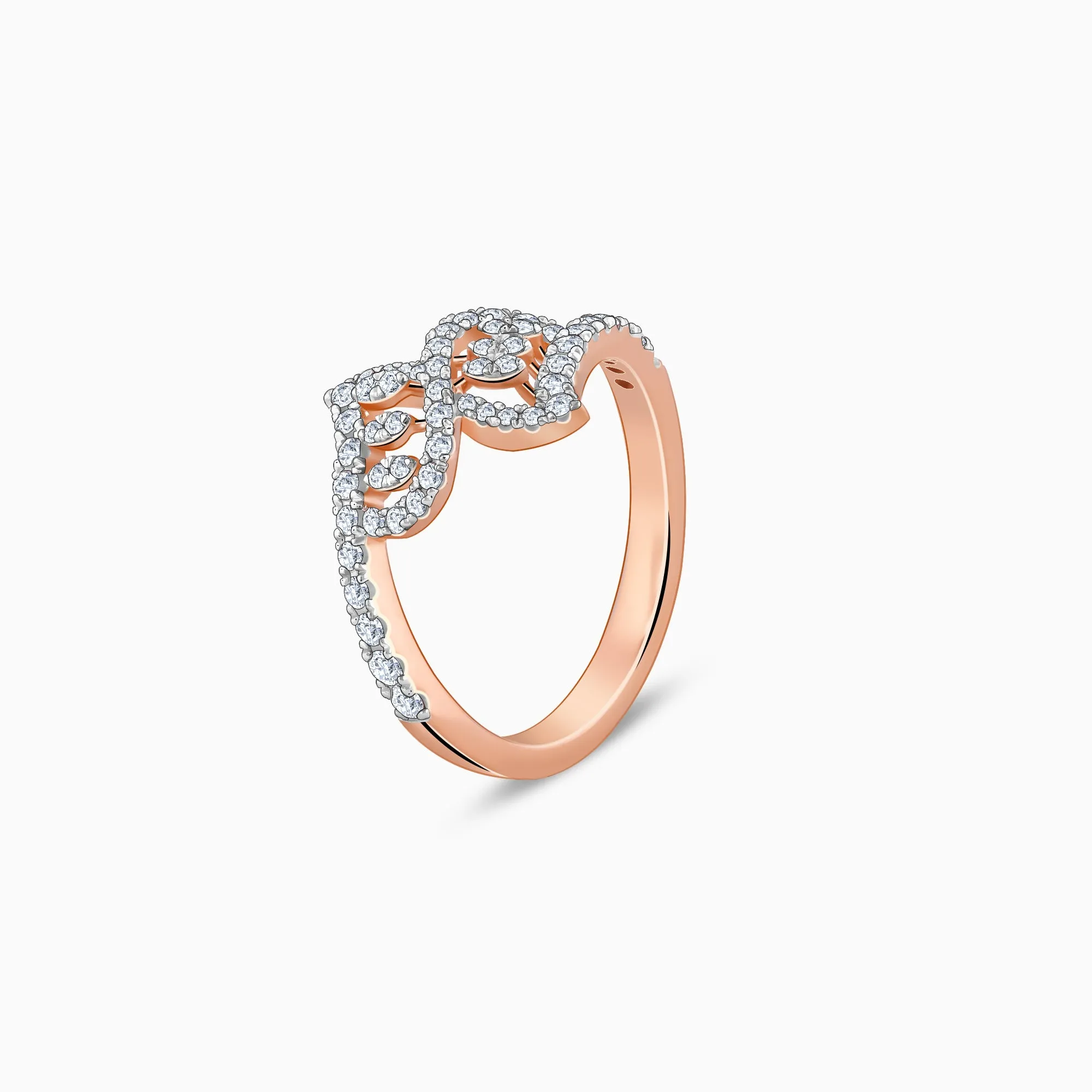 Rose Gold Zephyr Diamond Ring Giva