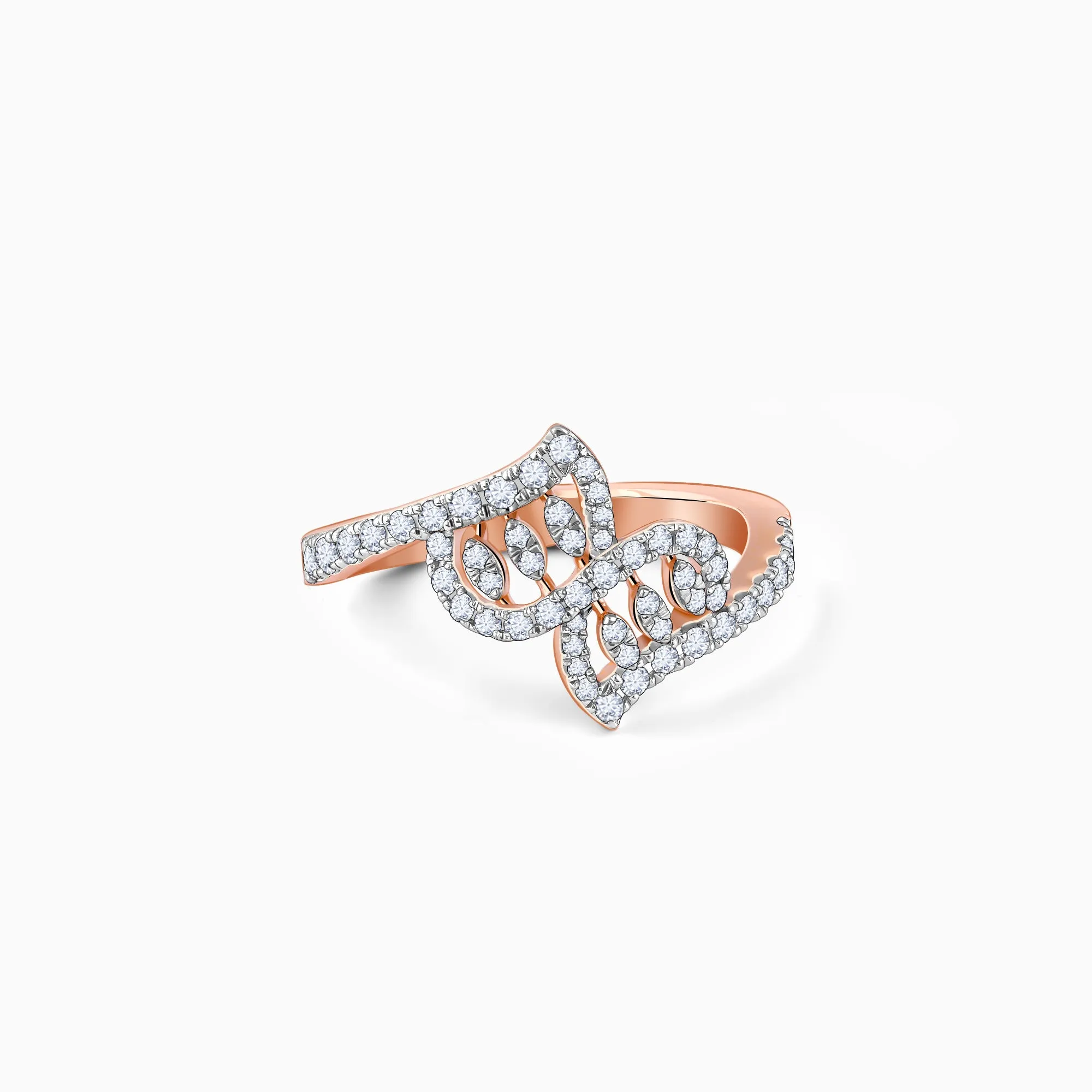 Rose Gold Zephyr Diamond Ring Giva
