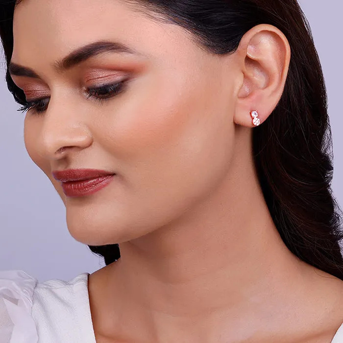 Rose Gold Zirconia Elegance Mangalsutra Set Giva