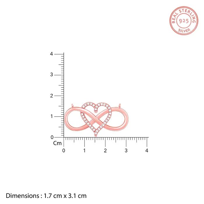 Rosegold Infinity Heart Necklace Giva