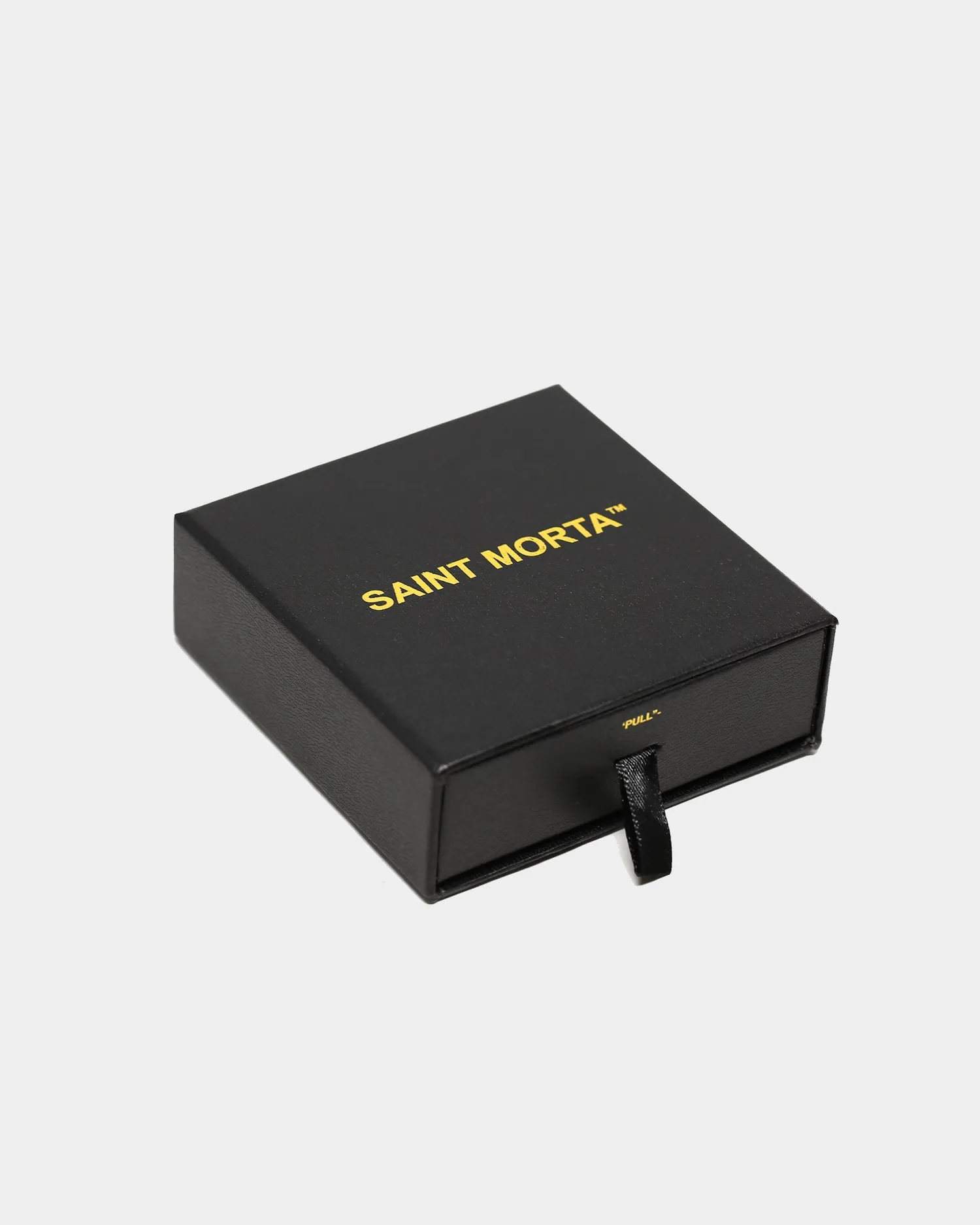 Saint Morta Interlink Bracelet 7" Iced Gold