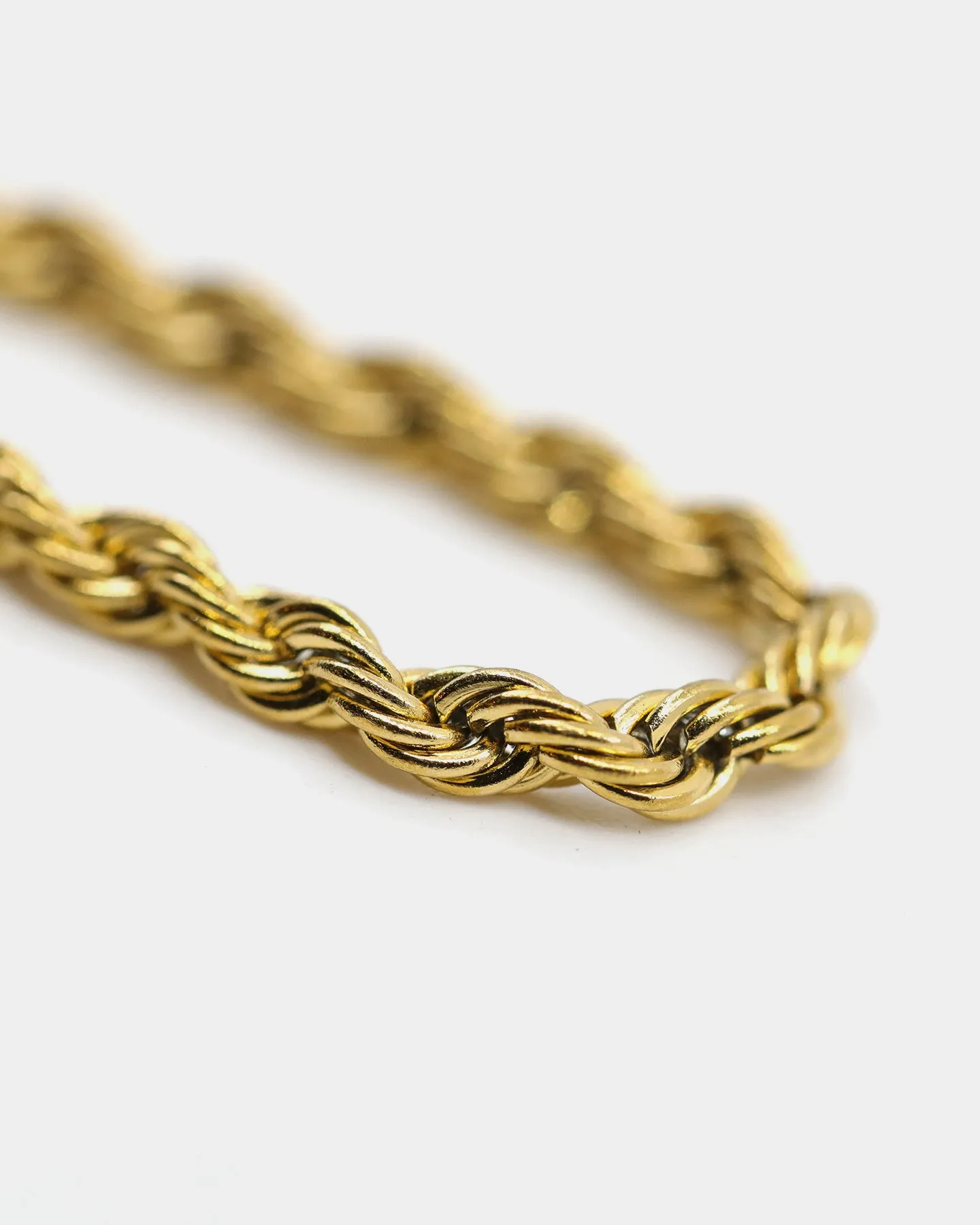 Saint Morta Men's 3MM Rope Choker Chain Gold