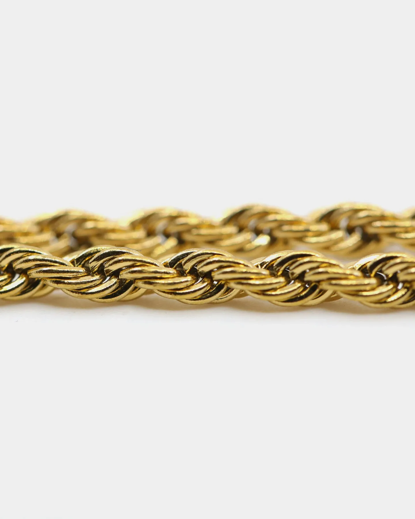 Saint Morta Men's 3MM Rope Choker Chain Gold