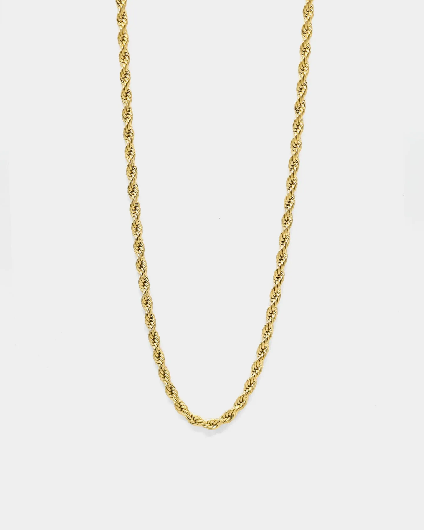 Saint Morta Men's 3MM Rope Choker Chain Gold