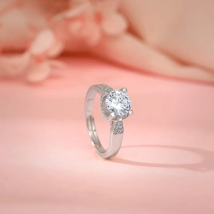 Silver All About Love Ring Giva