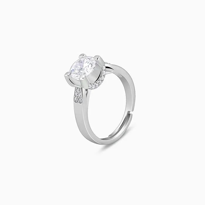Silver All About Love Ring Giva