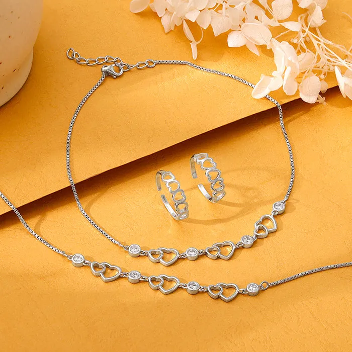 Silver Aparajita Set Giva