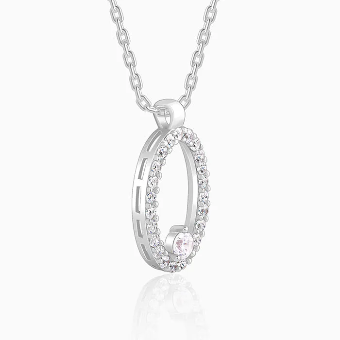 Silver Arena Pendant With Link Chain Giva