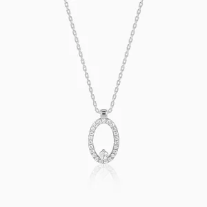 Silver Arena Pendant With Link Chain Giva