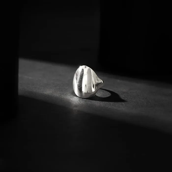 Silver Avant-Garde Ring For Him Giva
