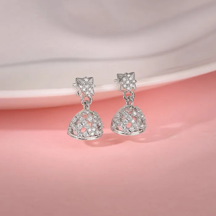 Silver Avanti Jhumki Giva