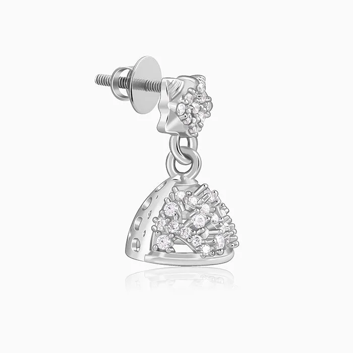 Silver Avanti Jhumki Giva