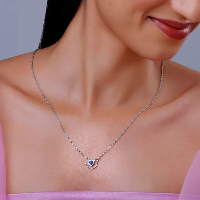 Silver Azure Reverie Necklace Giva