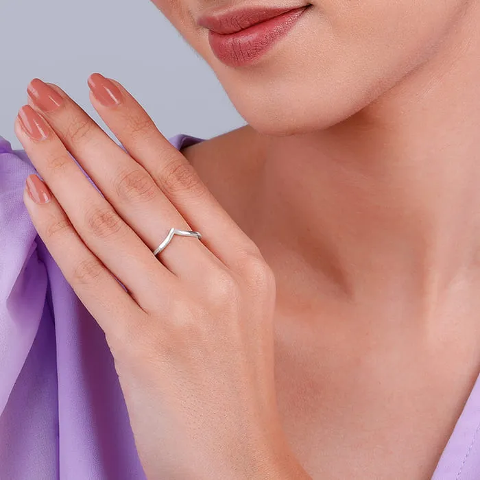 Silver Basic Stackable Vanki Ring Giva