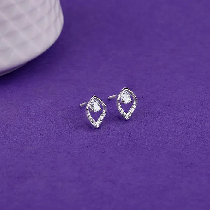 Silver Bling Queen Earrings Giva