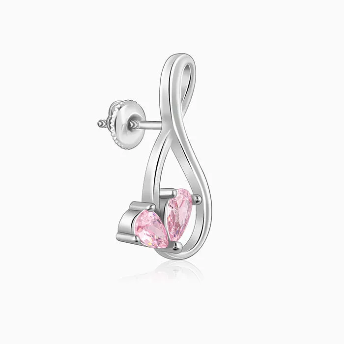 Silver Blush of Infinity Earrings Giva