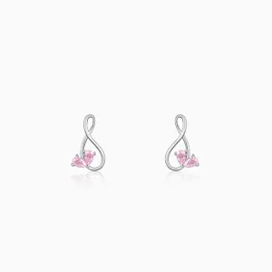 Silver Blush of Infinity Earrings Giva