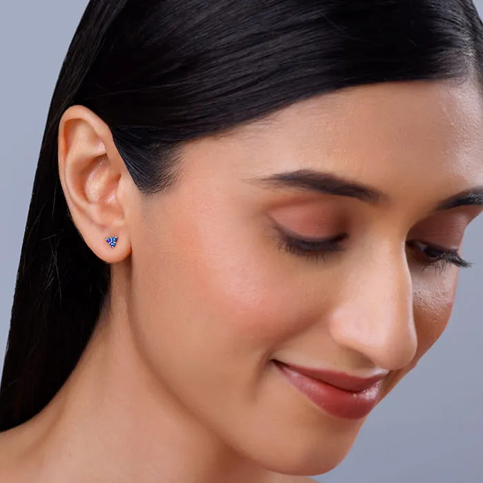 Silver Boldly Beautiful Studs Giva