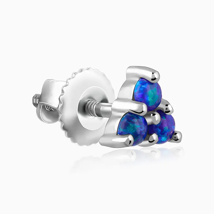 Silver Boldly Beautiful Studs Giva