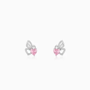 Silver Butterflies Desire Stud Earrings Giva