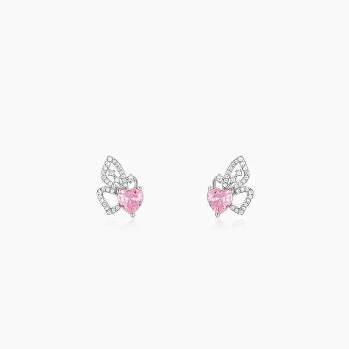 Silver Butterflies Desire Stud Earrings Giva